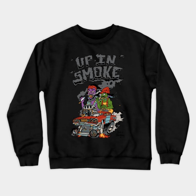 Smoke Fink Crewneck Sweatshirt by BeeryMethod